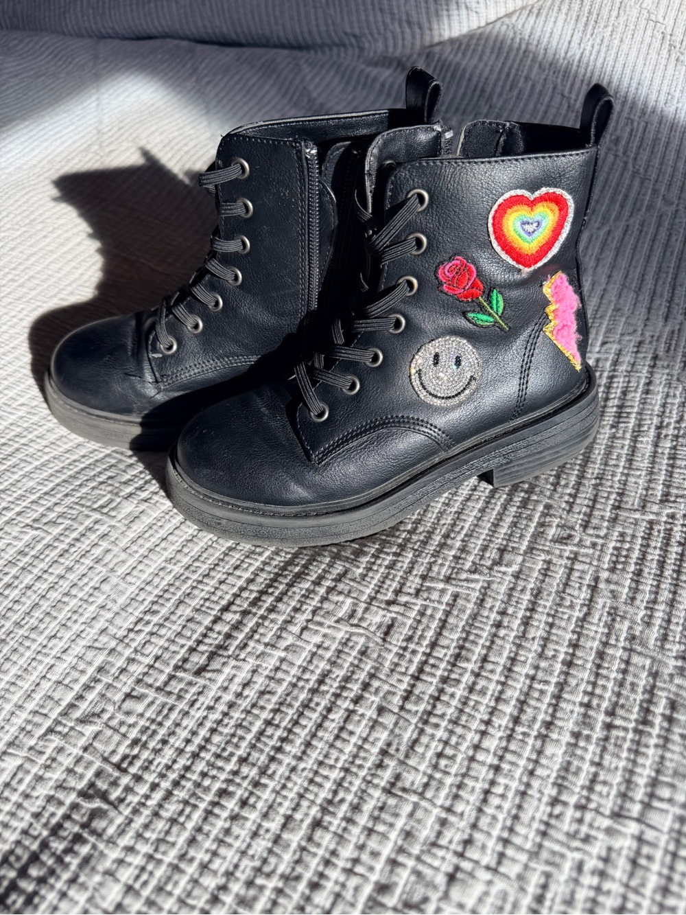 Steve Madden Girls Boots size 12.